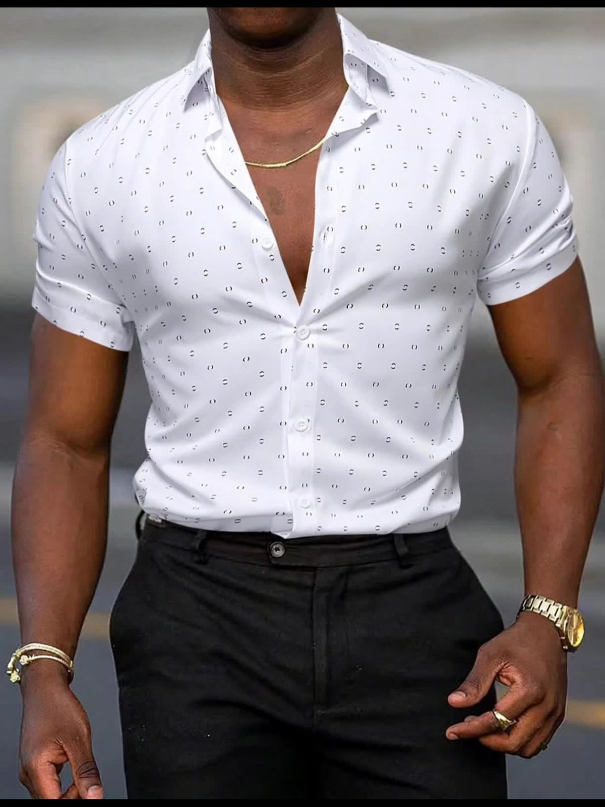 CAMISA DE VERANO CON ESTAMPADO