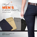 Pantalones elasticos elegantes hombre