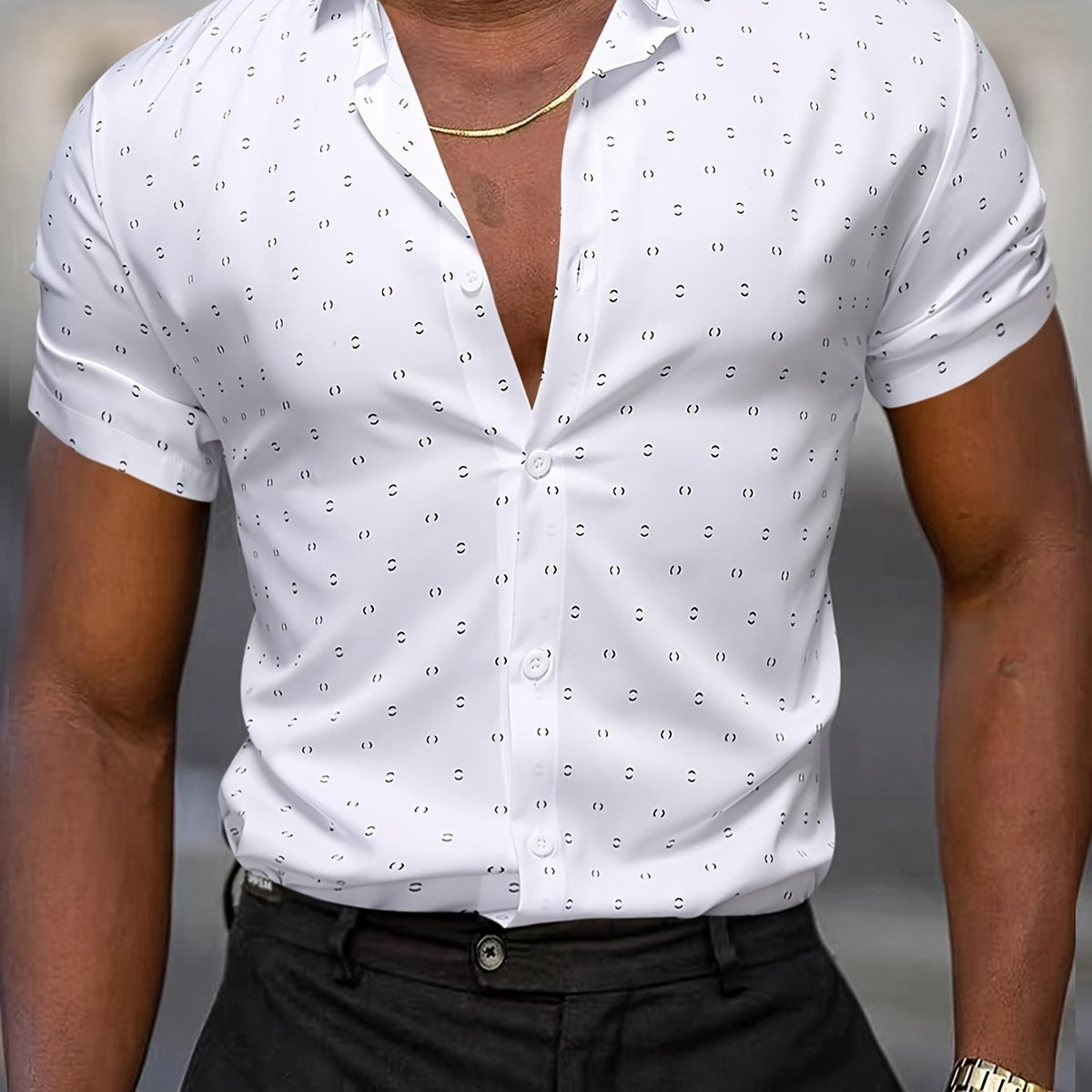 CAMISA DE VERANO CON ESTAMPADO