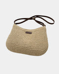 Fabiola | Bolso de hombro con efecto paja