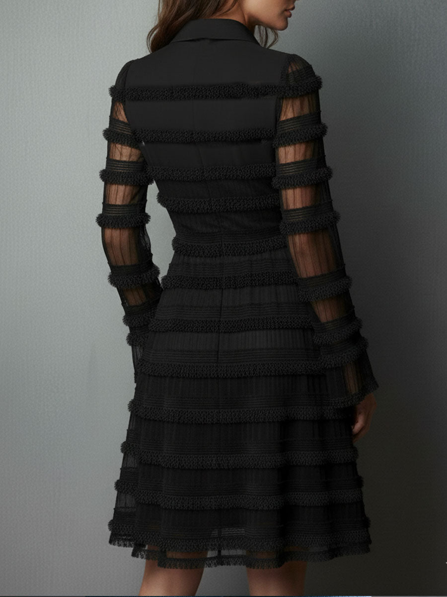 Rosalie™ | Vestido Mini Elegante con Escote en V Profundo