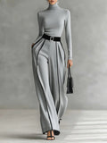 Vera™ | Conjunto elegante con detalle de contraste