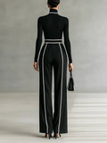 Vera™ | Conjunto elegante con detalle de contraste
