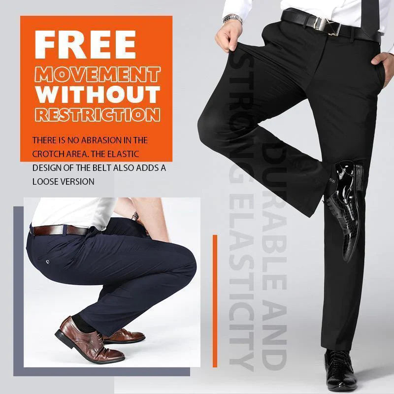 Pantalones elasticos elegantes hombre