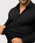 Camisa de vestir elástica
