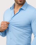 Camisa de vestir elástica