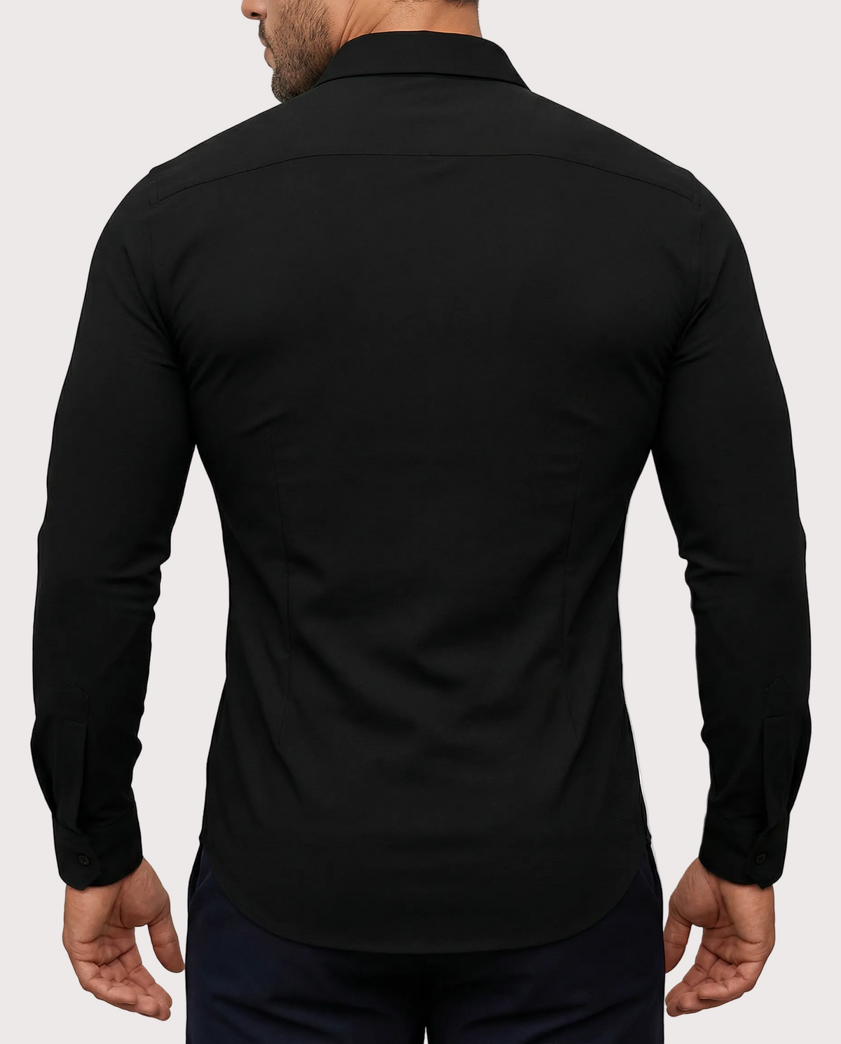 Camisa de vestir elástica