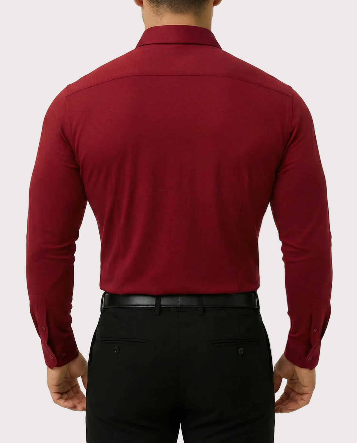 Camisa de vestir elástica