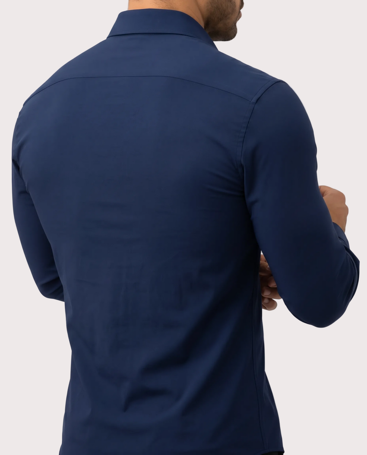 Camisa de vestir elástica